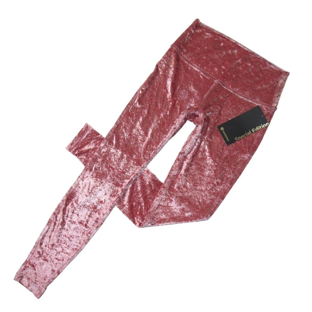 NWT Lululemon Wunder Under Lounge High-Rise Tight 28" Crushed Velvet 8